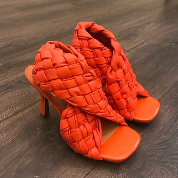 None Shoes - $SOLD$Beautiful Show Stoping Basketweave Sandals